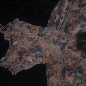 Floral Ruffle Chemise